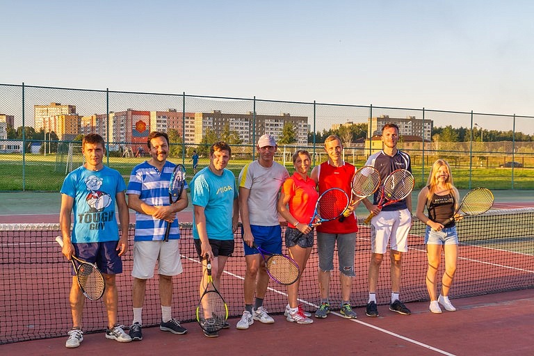 Июль-август 2018 года. Десногорск. Открытый турнир по теннису среди взрослых на призы Смоленской АЭС.